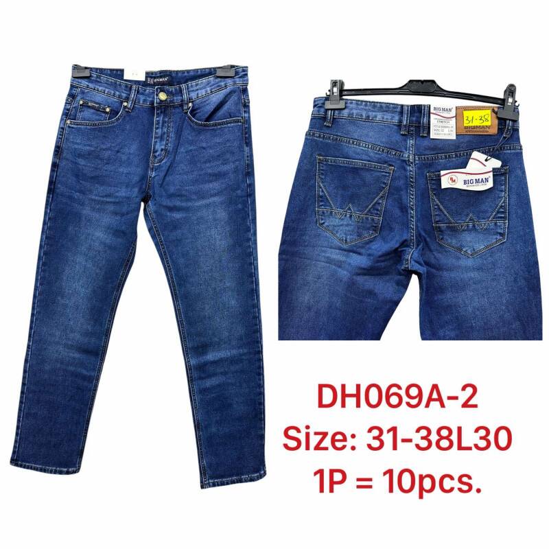 Spodnie jeansy meskie Roz 31-38, 1 Kolor .Paczka 10 szt